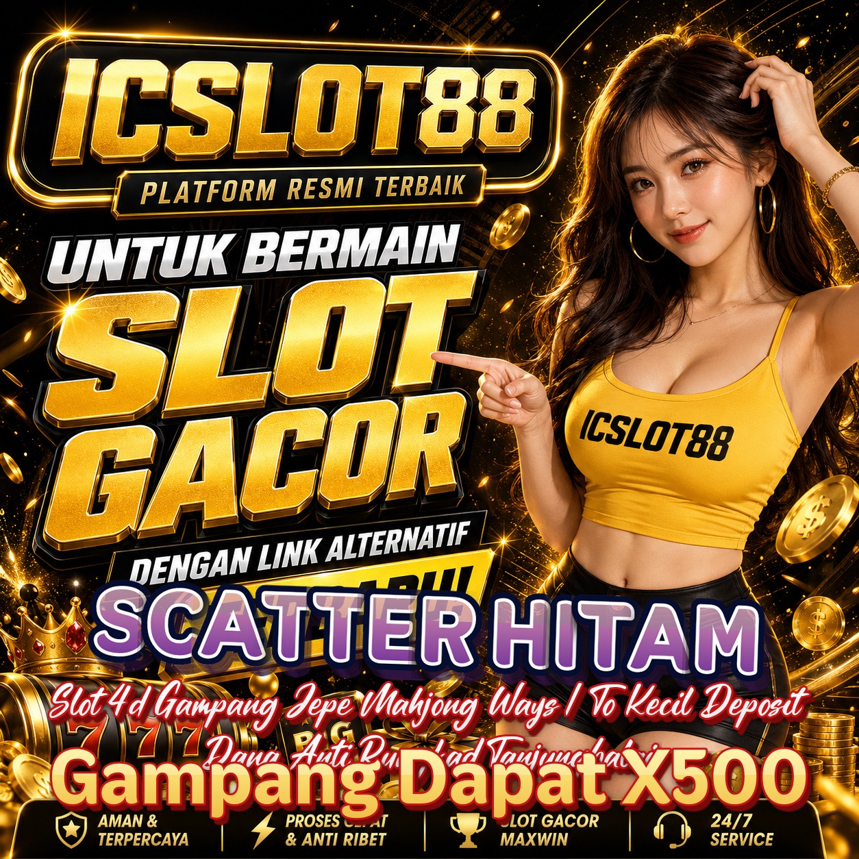 SCATTER HITAM